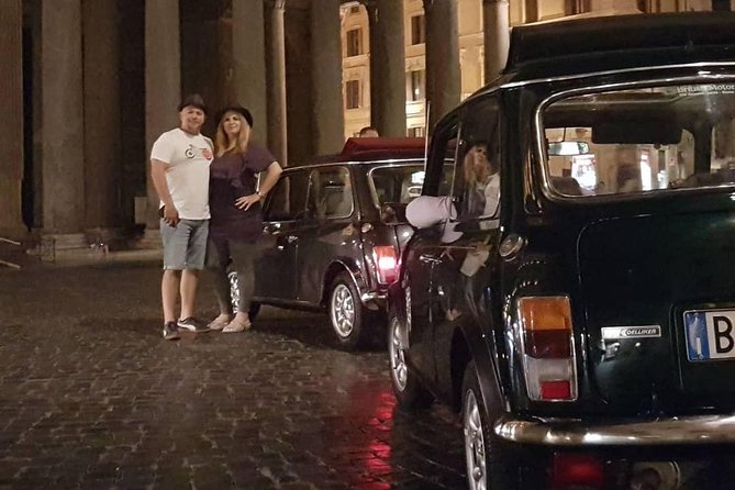 Ancient Tour of Rome by Mini Cooper Classic Cabrio With Aperitif - Confirmation and Accessibility Details