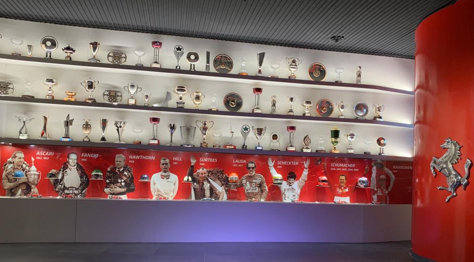 Ferrari Museum, Lamborghini & Pagani Museums+Factories+Lunch - Tour Itinerary