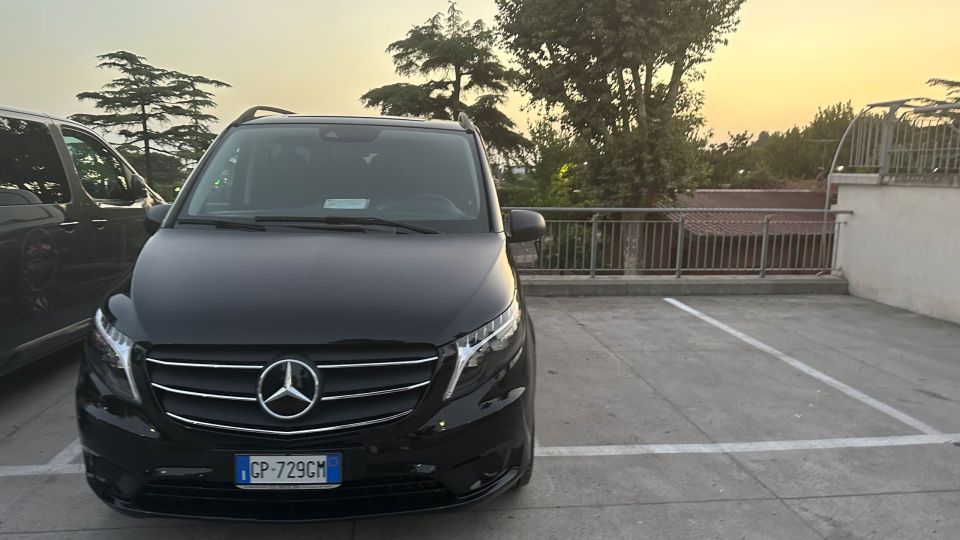 From Rome: Private Transfer to Amalfi Coast - Pickup Details and Vehicle Type