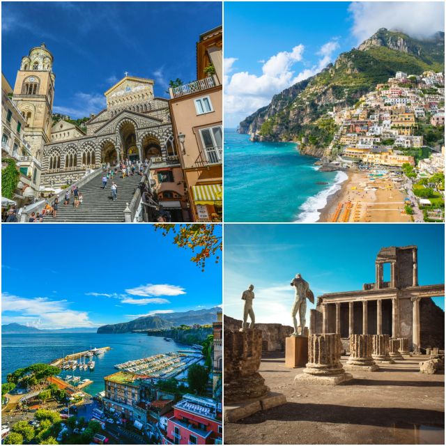 Grand Tour 10hours: Amalfi Coast, Sorrento & Pompeii Ruins - Booking Information