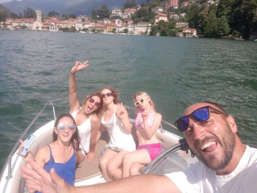 One Hour Boat Tour Departure Como With Private Captain - Description