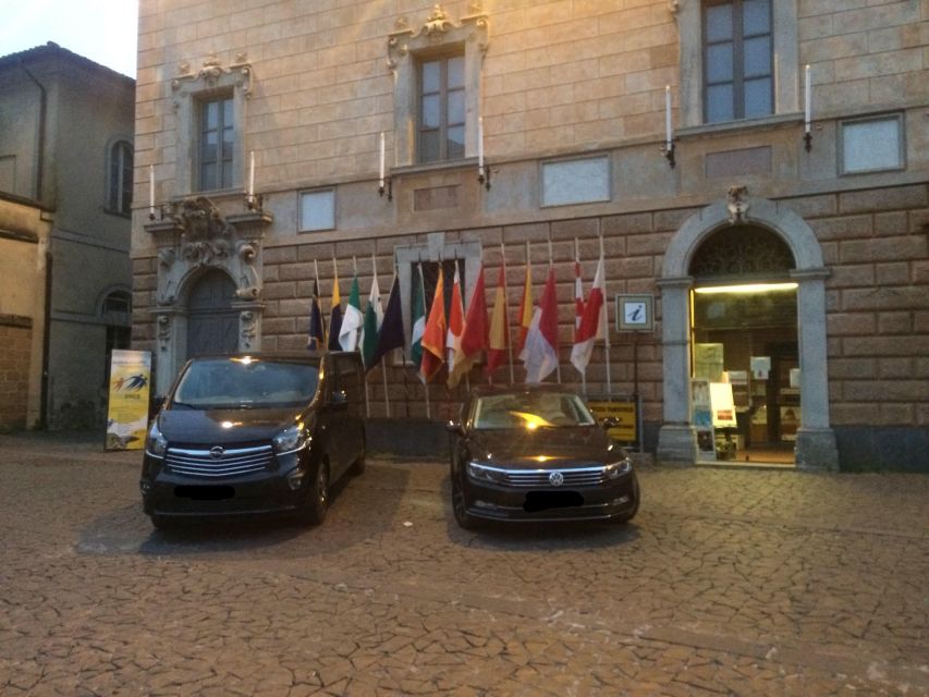 Perugias Airport Transfer to Siena Arezzo by Car or Vans - Included Services