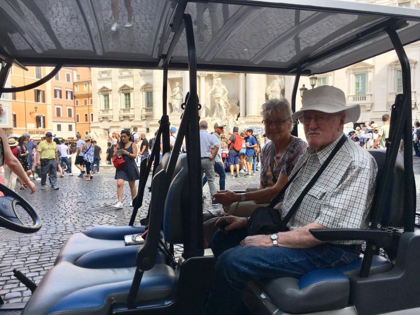 Rome: 2-Hour Sightseeing Night Tour by Golf Cart - Duration and Group Size