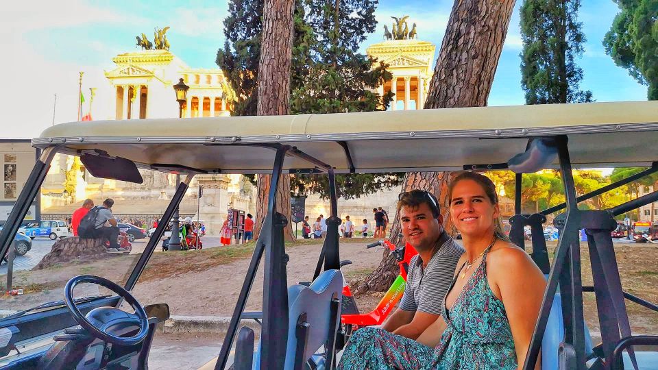 Rome: Private Guided Golf Cart Tour With Gelato or Wine - Experience & Itinerary