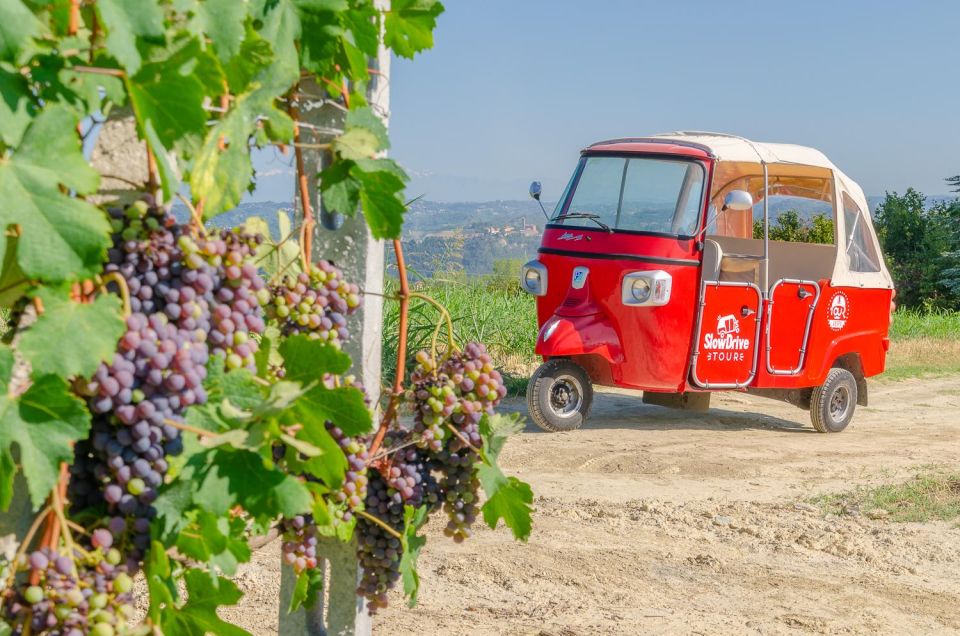 Langhe Tour by Ape With a Delicious Barolo Wine Tasting - Reservation Process