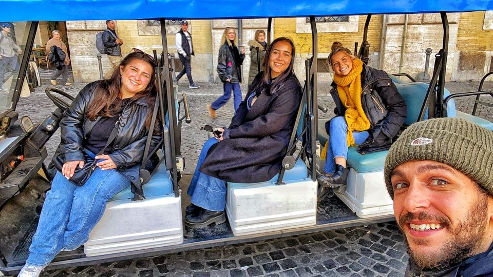 Rome: Private Guided Golf Cart Tour With Gelato or Wine - Reviews