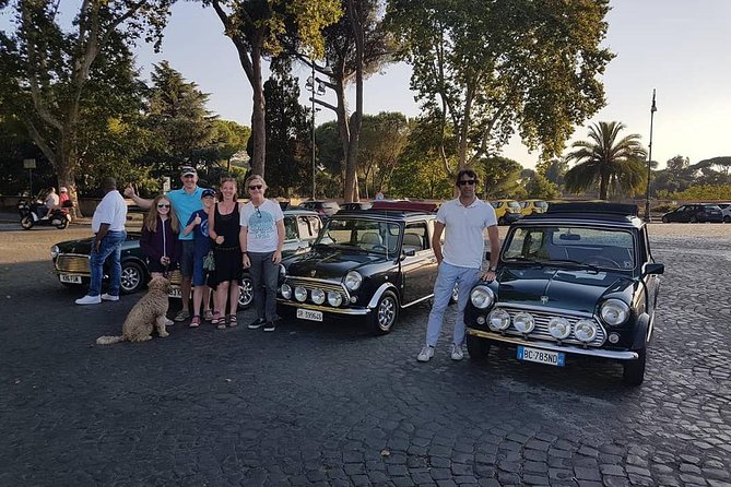 Ancient Tour of Rome by Mini Cooper Classic Cabrio With Aperitif - Pricing and Lowest Price Guarantee