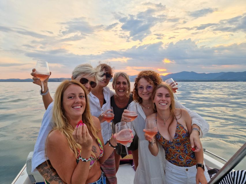 Garda: Sunset Boat Cruise With Wine and Fish Tasting - Inclusions and Tour Guide