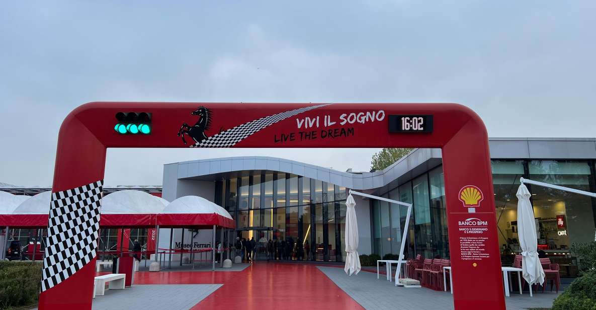 Tour Ferrari, Lambo, Parmesan, Vinegar, Wine With Transfer - Important Information