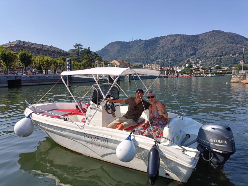 “OPEN Rent Boat” FOUR HOURS - 4h - Lake Como - Pricing Details