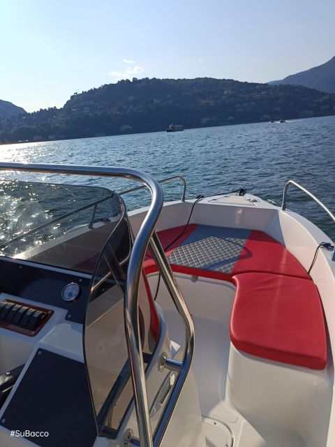 “OPEN Rent Boat” FOUR HOURS - 4h - Lake Como - Safety Measures