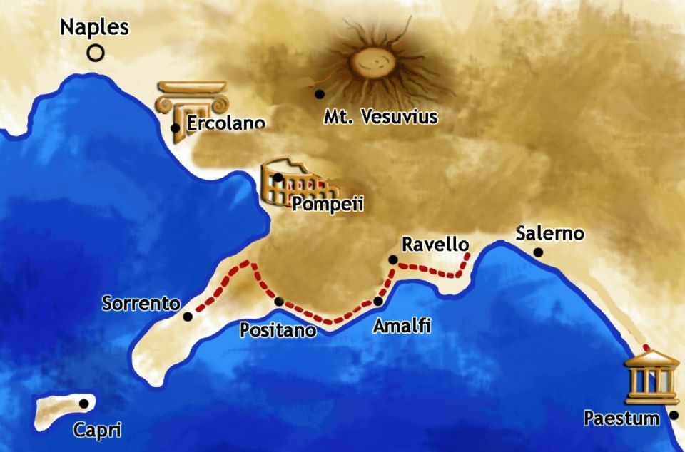 From Sorrento: Positano, Amalfi, & Ravello Private Day Trip - Scenic Views and Attractions Highlights