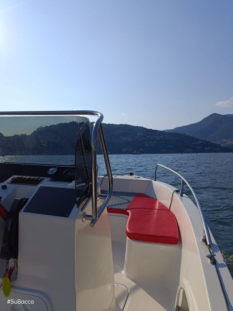 “OPEN Rent Boat” FOUR HOURS - 4h - Lake Como - Booking Information