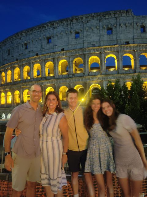 Elegant Rome by Night Tour and Dinner in a Local Restaurant