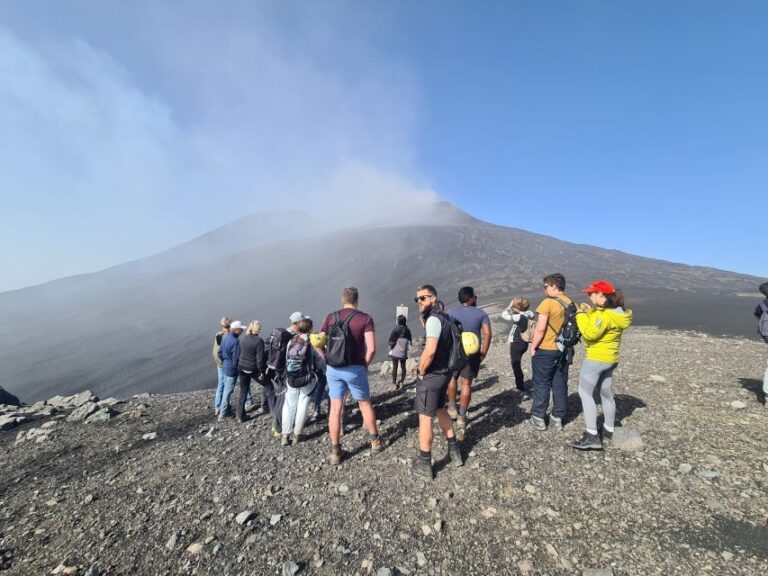 Etna North Sunset: Summit Area & Craters of 2002