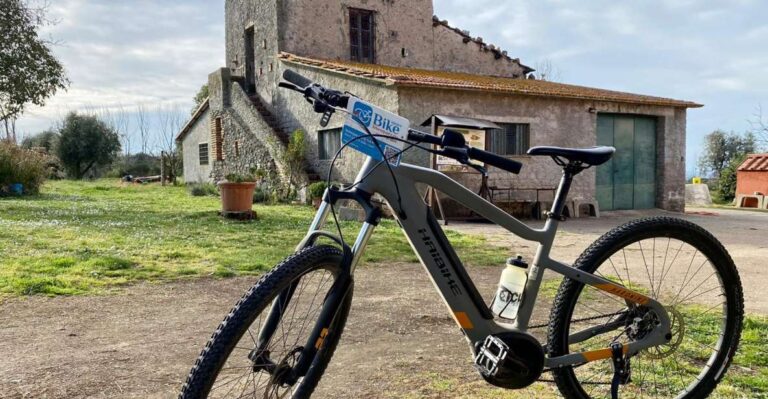 Frascati: Tour in E-Bike With Wine Tasting