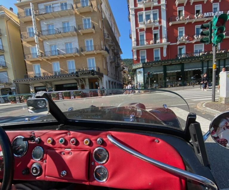 From Milan: Lago Maggiore Tour Driving a Classic Car