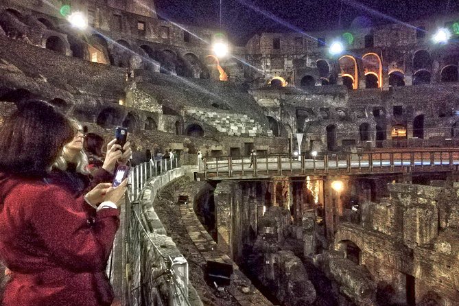 Night Colosseum Tour: With Gladiators Underground and Arena