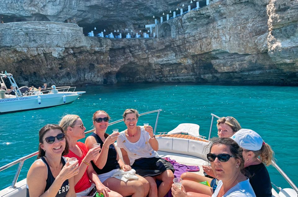 Polignano a Mare: Speedboat Cruise to Caves With Aperitif - Tour Details