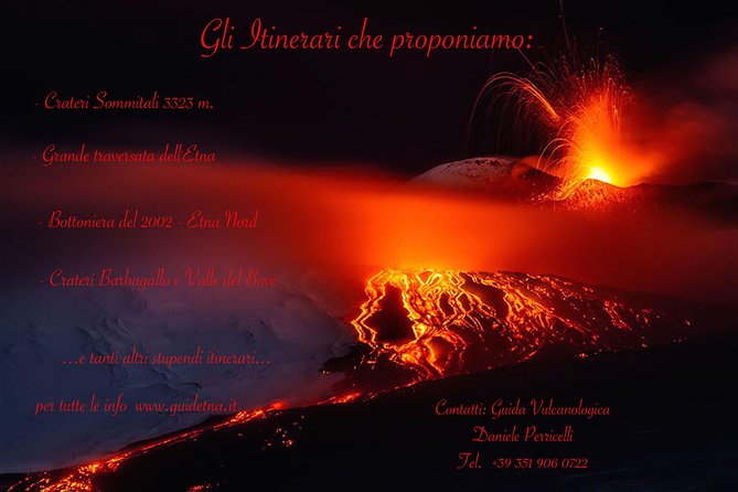 Etna North Excursions Departing From Piano Provenzana - Meeting Point Information