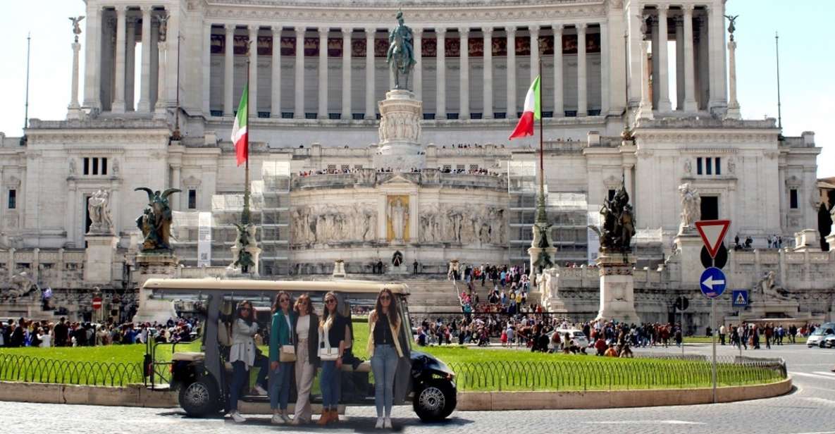 Rome: Golf Cart Tour of the Baroque and Ancient City - Tour Includes