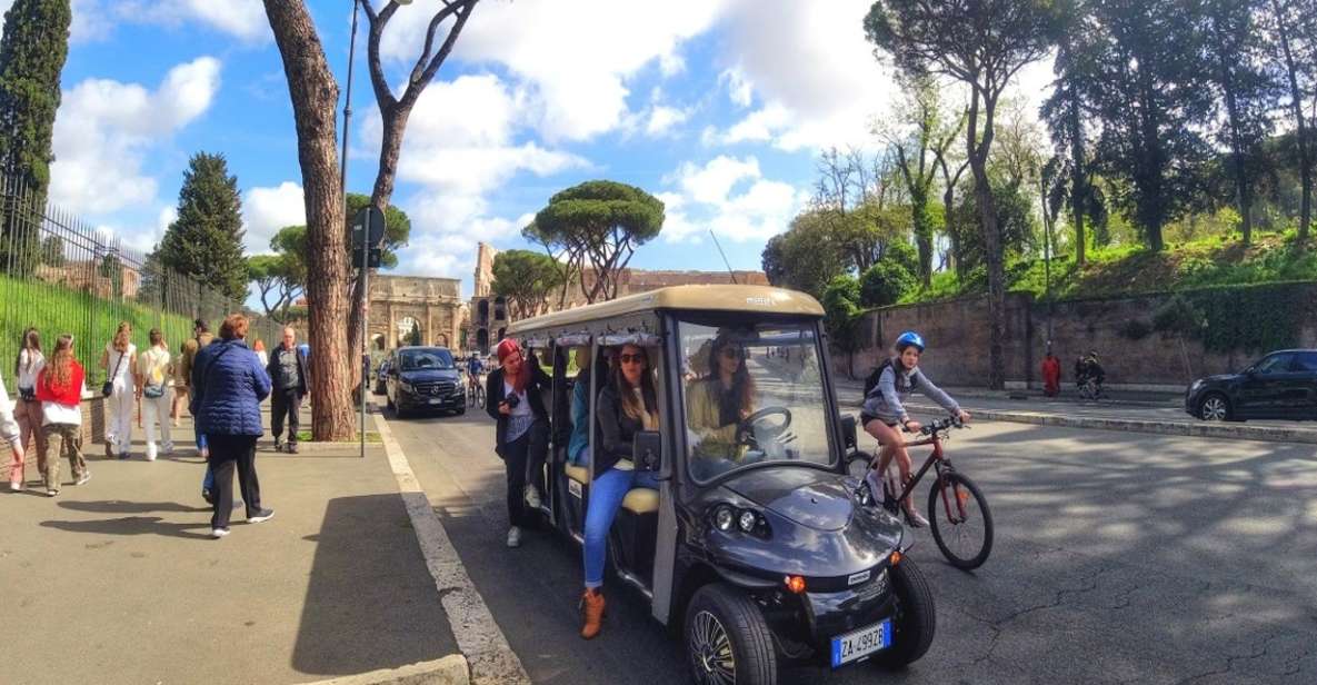 Rome: Golf Cart Tour Through the City With Local Guide - Itinerary