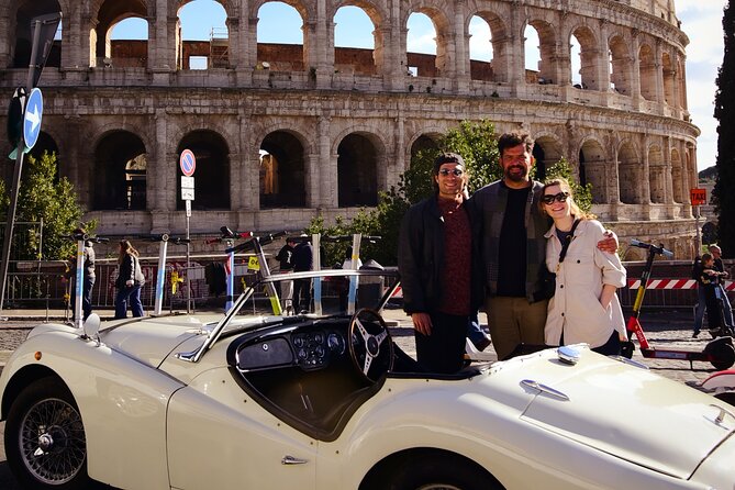 Rome Panoramic Tour by Vintage Classic Cabriolet Car or Vintage Minibus - Pricing and Availability