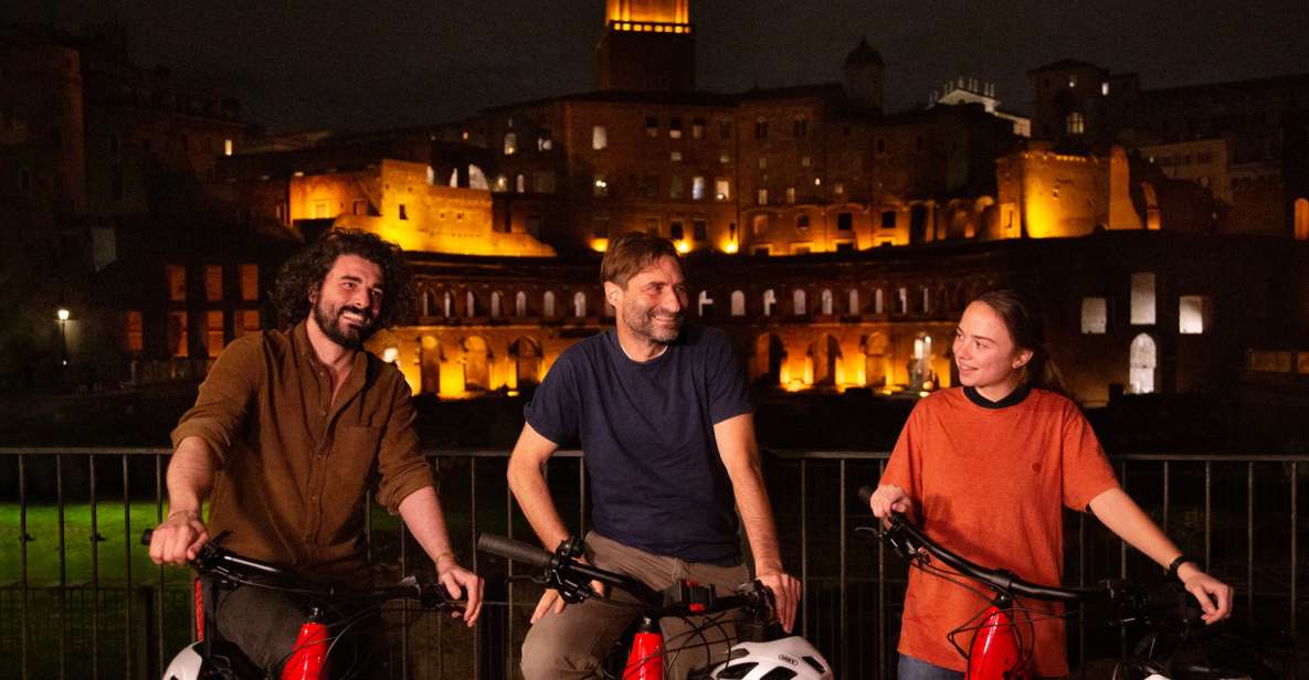 Rome: Quality E-Bike Evening Tour With Optional Dinner - Itinerary Highlights