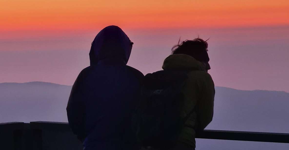 Etna North Sunset: Summit Area & Craters of 2002 - Full Description