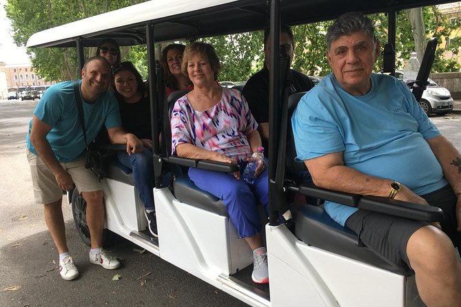 Rome in Golf Cart 4 Hours History & Have Fun - Additional Information