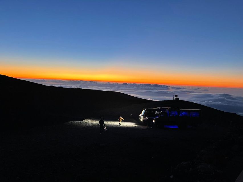 Etna North Sunset: Summit Area & Craters of 2002 - Not Allowed