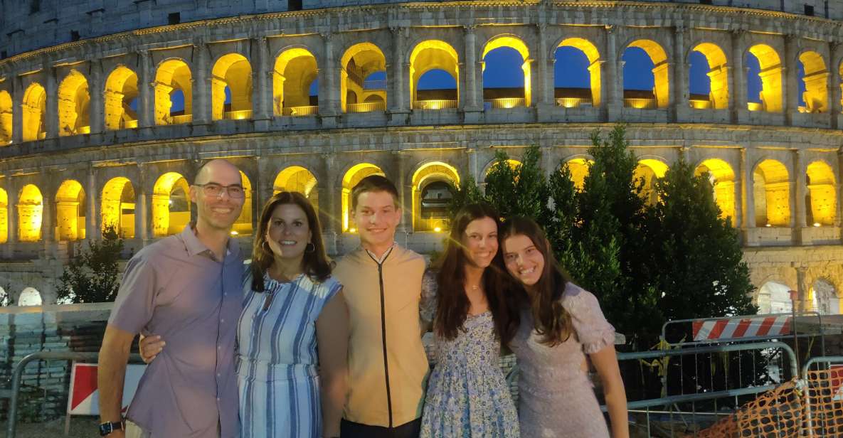 Elegant Rome by Night Tour and Dinner in a Local Restaurant - Just The Basics