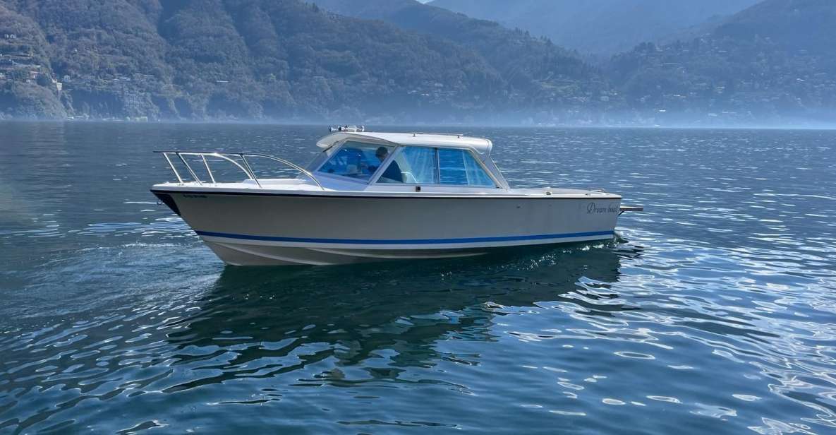 Lake Como: 1 Hour Private Boat Tour - Just The Basics