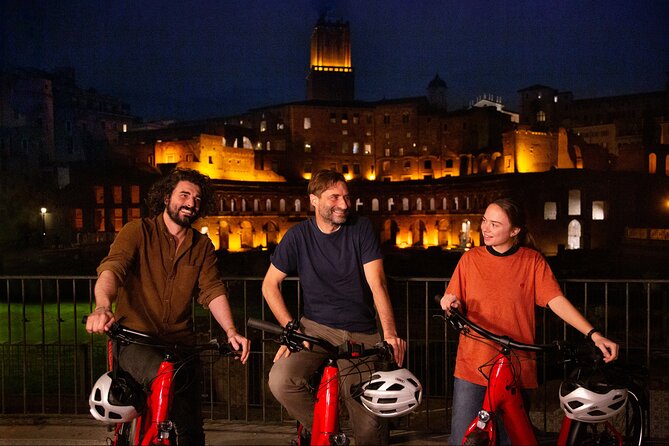 Rome by Night Tour With Top E-Bike and Optional Italian Dinner - Just The Basics