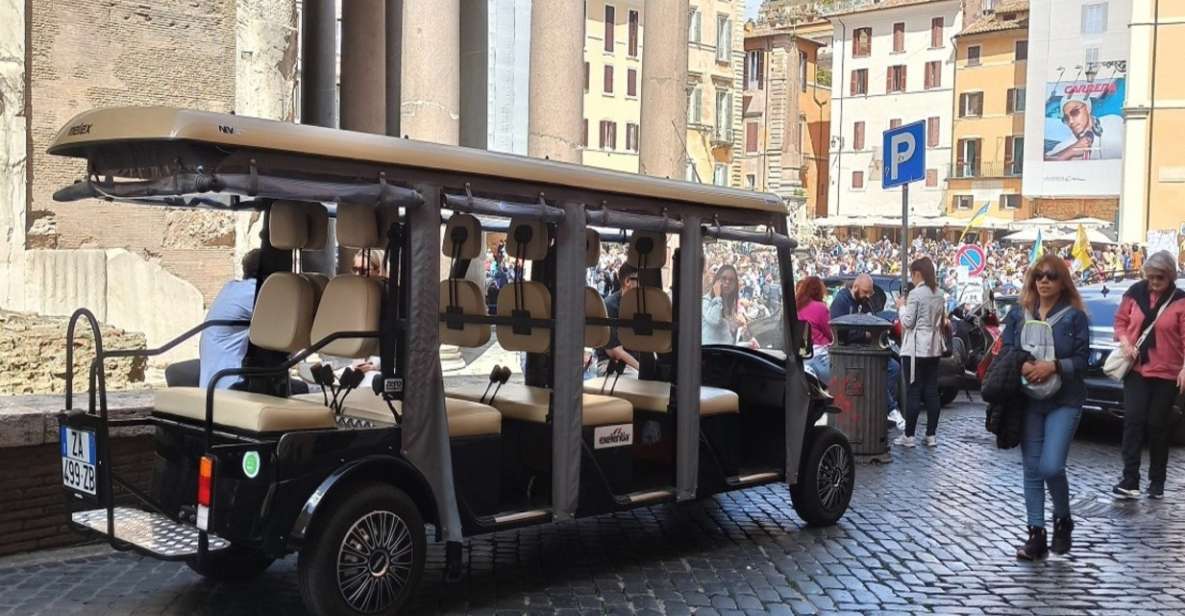 Rome: Night Tour of the City by Golf Cart - Just The Basics