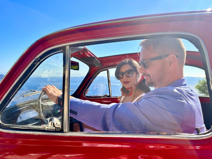 Sorrento Coast Couples Photo Tour by Vintage Fiat 500 - Just The Basics