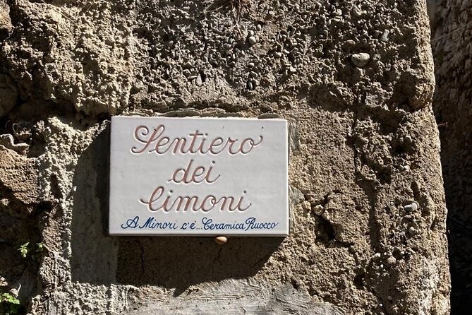 Walking Tour From Minori to Maiori Along the Path of the Lemons - Just The Basics